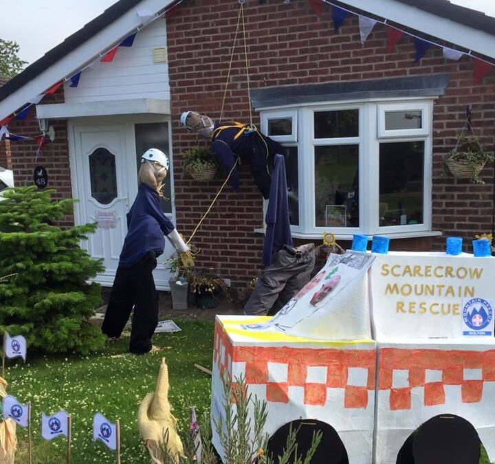 Fantastic Scarecrow MRT / Bolton MRT themed display at this year’s Blackrod Scarecrow two day Festival, Saturday 4th / Sunday 5th July 2015