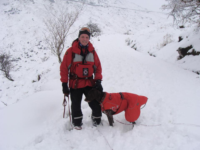 Mountain Rescue trailing dog successfully re-grades